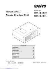 Sanyo POA-SP-SU31 Service Manual