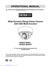 Okina WDSDX-M56AI Operational Manual