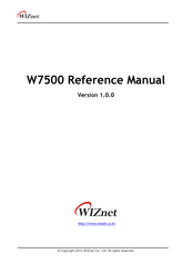 WIZnet W7500 Reference Manual