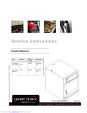 Henny Penny SpaceSafer Plus Platnium Service Instructions Manual
