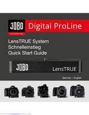 JOBO LensTRUE Quick Start Manual