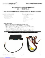 Brandmotion 9002-2775 v2 Installation Instructions