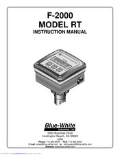 Blue-White industries F-2000 RT Instruction Manual
