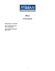 Midian RT-2 User Manual