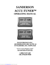 Inventronics SANDERSON ACCU-TUNER Operating Manual