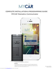 MYCAR AR-3HU Installation & Programming Manual