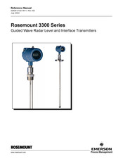 Emerson Rosemount 3300 Series Reference Manual