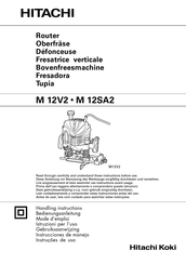 Hitachi M 12V2 Handling Instructions Manual