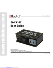 Radial Engineering SAT-2 User Manual