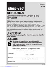 Shop-Vac Series B150 User Manual