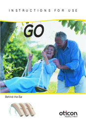 oticon Go Instructions For Use Manual