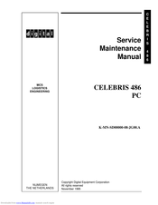 Digital Equipment CELEBRIS 486 Service Maintenance Manual