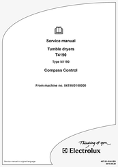 Electrolux T4190 Service Manual