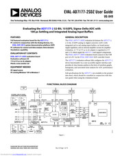 Analog Devices EVAL-AD7177-2SDZ User Manual
