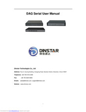 Dinstar DAG1000-8FXS User Manual