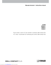 Vimar Well-contact Plus Instructions Manual