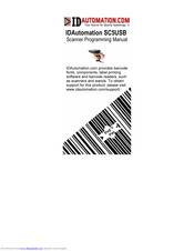 IdAutomation SC5USB Programming Manual