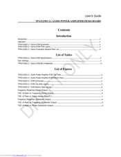 Texas Instruments TPA3123D2 User Manual