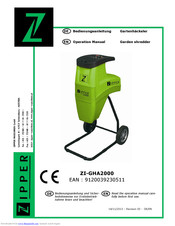 Zipper Mowers ZI-GHA2000 Operation Manual