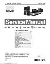 Philips HTS8562/12 Service Manual