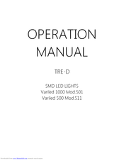 Tre-d-eng Variled 1000 Mod.501B Manuals | ManualsLib