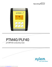 Xylem PTM40 Operating Manual
