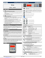 Dixell Wing XW40L Installing And Operating Insructions