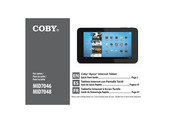 Coby Kyros MID7048 Series Quick Start Manual