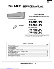 Sharp AH-N45DP2 Service Manual