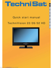 TechniSat TechniVision 26 HD Quick Start Manual