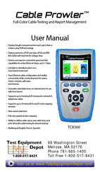 Test Equipment Depot Cable Prowler TCB300 User Manual