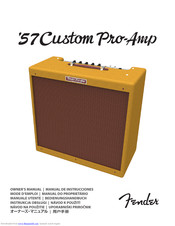 Fender '57 Custom Pro-Amp Owner's Manual