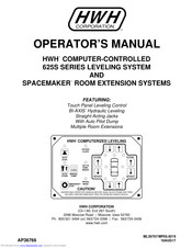 Hwh 625S SERIES Operator's Manual