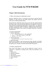 Oway WM-WB3200 User Manual