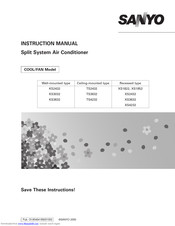 Sanyo XS3632
XS4232 Instruction Manual