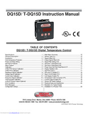 Process Technology DQ15D Instruction Manual