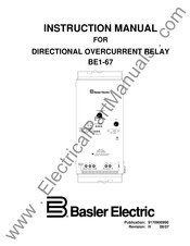 Basler BE1-67 Instructions Manual