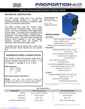ProportionAir ISQB1 Installation & Maintenance Instructions Manual