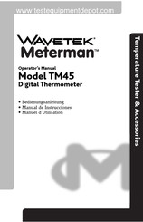 Wavetek TM45 Operator's Manual