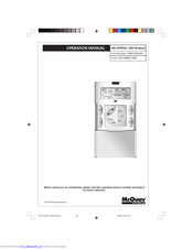 Mcquay WH 12B Operation Manual