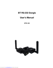 USBGEAR BTS-100 User Manual