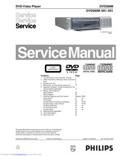 Philips DVD580M-001 Service Manual