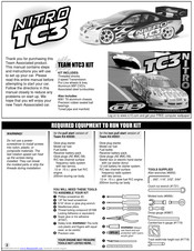 Team Assocciated Nitro TC3 Manual
