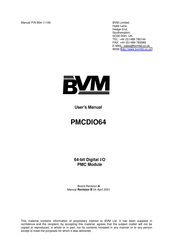 BVM PMCDIO64 User Manual