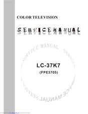 Audiovox LC-37K7 Service Manual