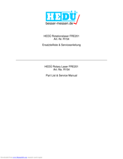 HEDÜ FRE201 Service Manual
