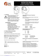 E2S E2xS1RDC048 Instruction Manuals