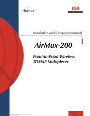 Airmux Airmux-200 Installation And Operation Manual
