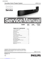 Philips HTS7111/12 Service Manual