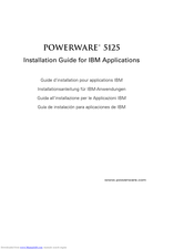 Powerware 5125 P33 Installation Manual